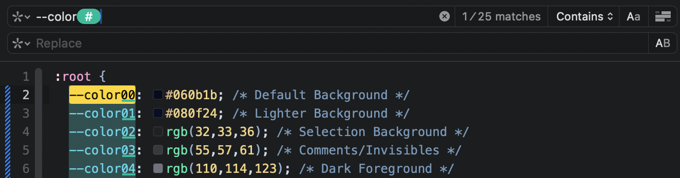 Using a Wildcard to find all instances of a pattern. Using a Wildcard to find all instances of a pattern.