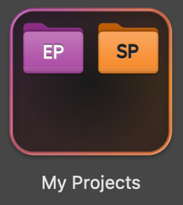 Two projects contained in a Project Group.