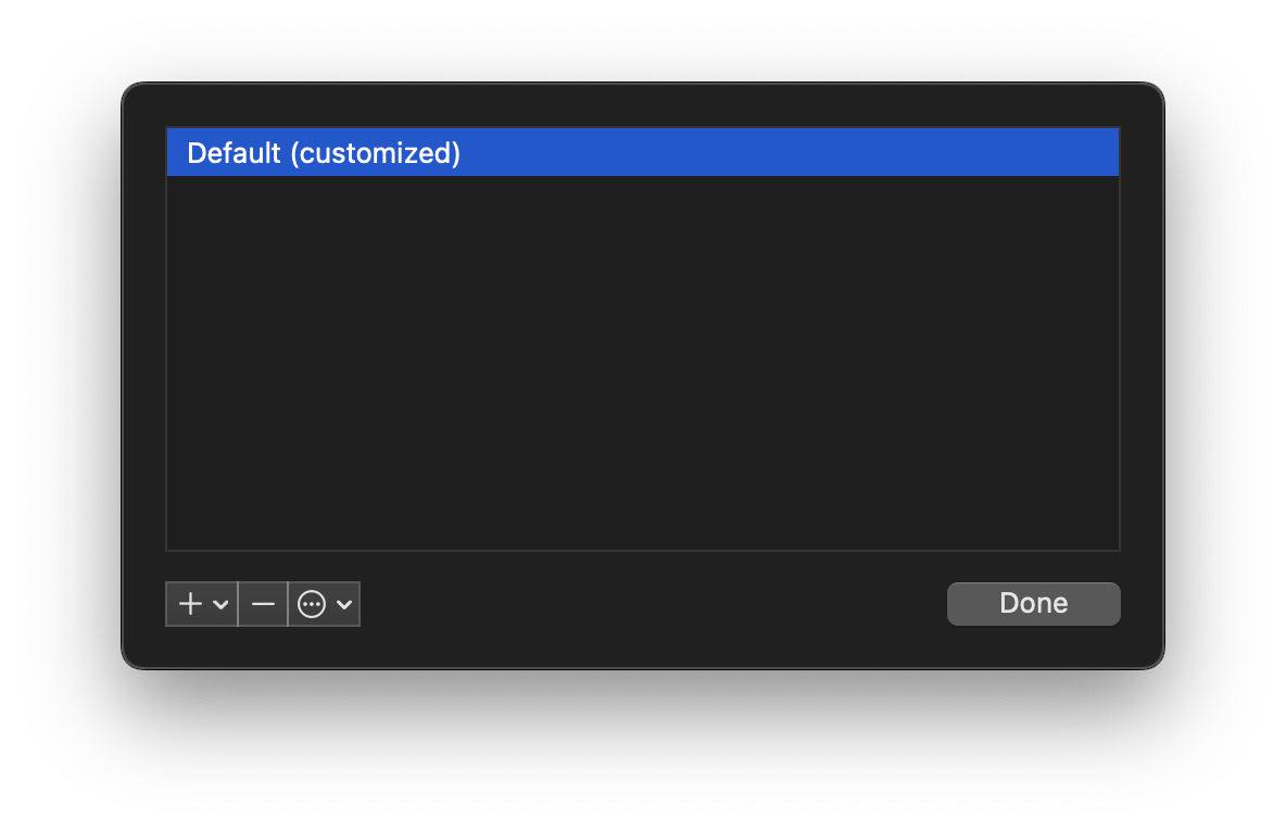 The interface for managing custom key binding sets. The interface for managing custom key binding sets.