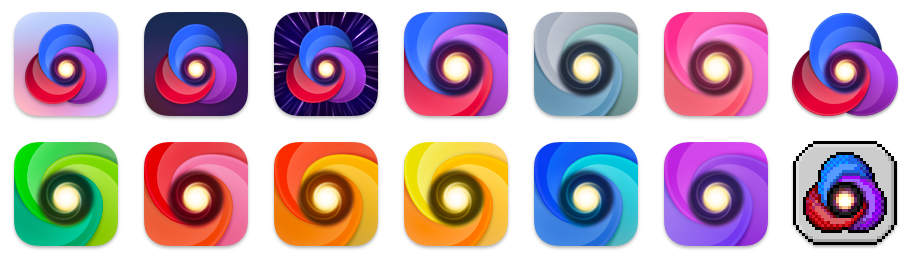 Nova's available icons. Nova's available icons.