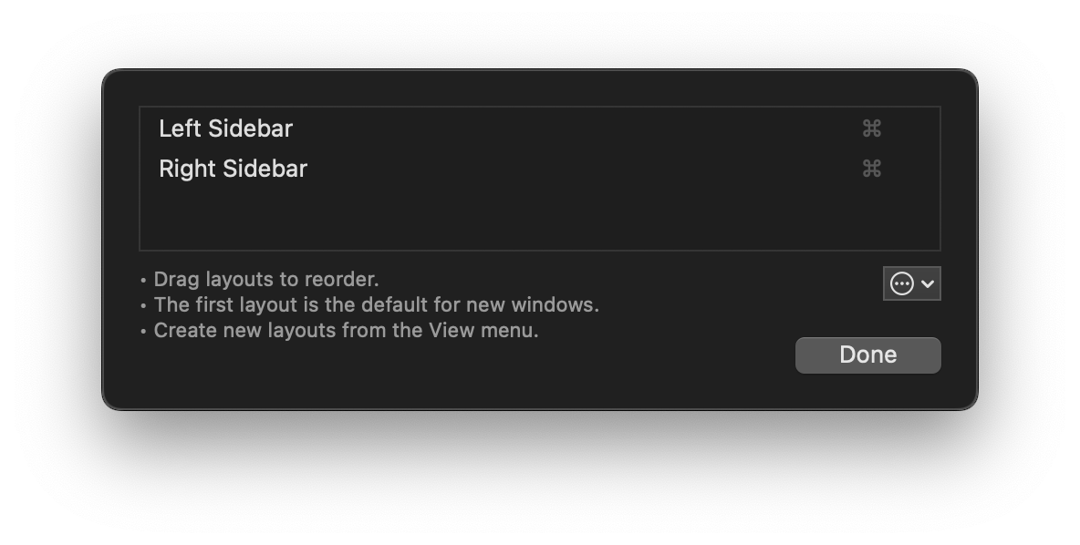 Managing Sidebar Layouts in Settings. Managing Sidebar Layouts in Settings.