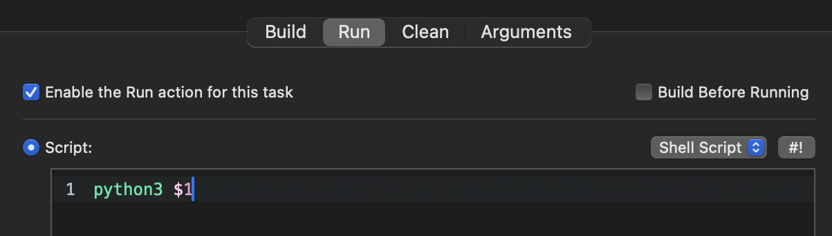 Passing the name of the currently focused file to Python. Passing the name of the currently focused file to Python.
